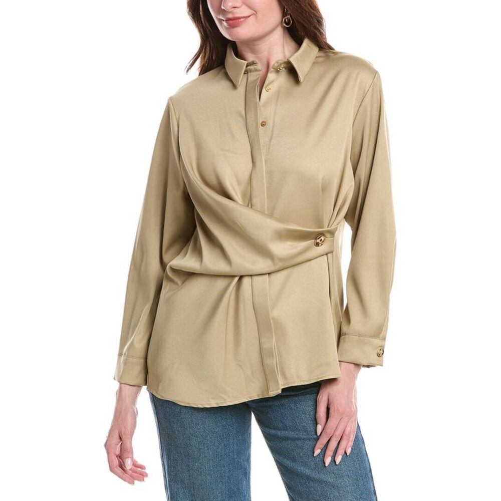 Madison Miles Womens  Shirt, Brown